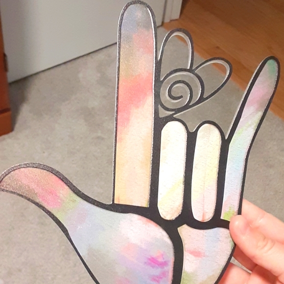 home made Wall Decor Asl Sign Poshmark
